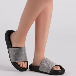 BRAND NEW SHOE LAND CATERINA-2-WOMEN’S  RHINESTONE SANDAL